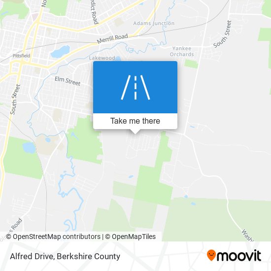 Alfred Drive map
