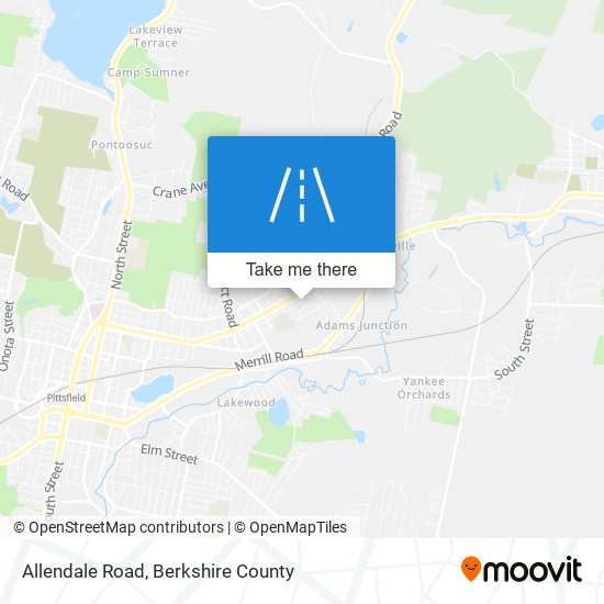 Allendale Road map
