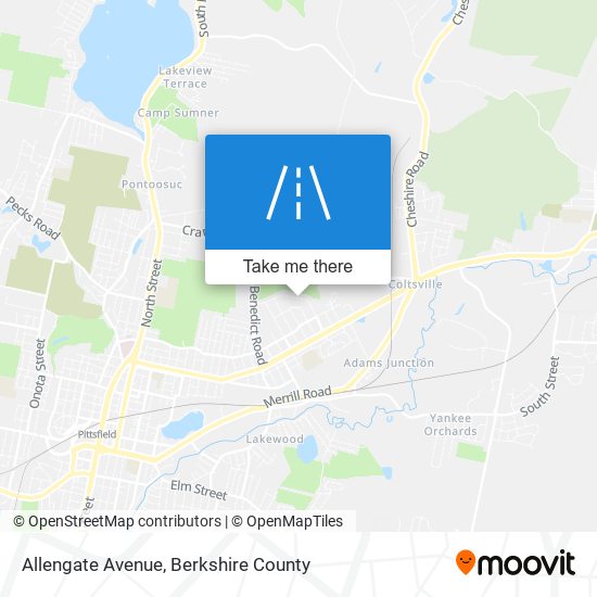Allengate Avenue map