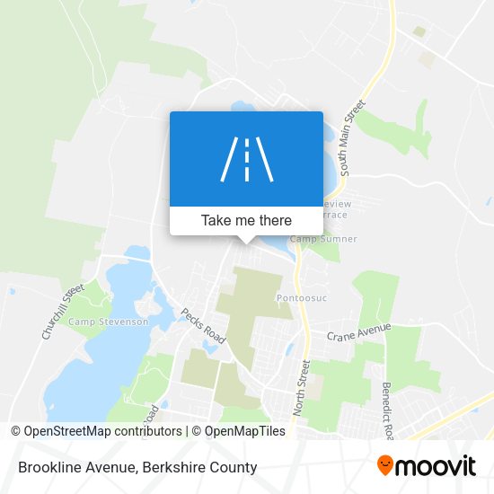 Brookline Avenue map