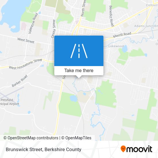 Mapa de Brunswick Street