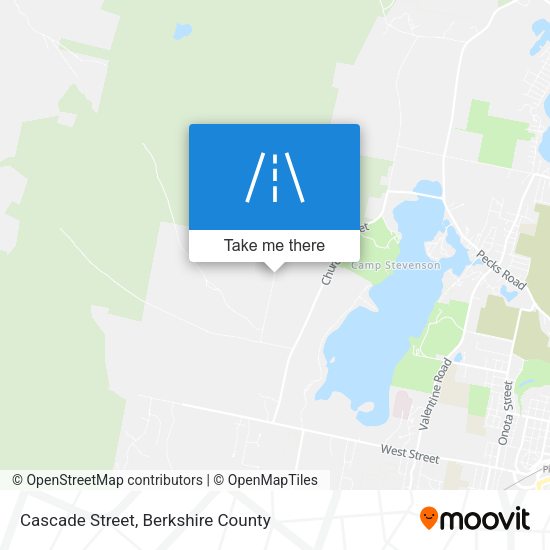 Cascade Street map
