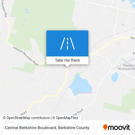 Central Berkshire Boulevard map
