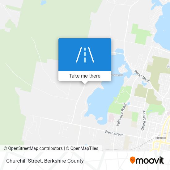 Churchill Street map