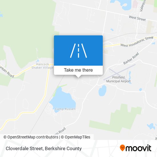 Cloverdale Street map