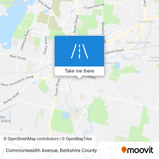Mapa de Commonwealth Avenue