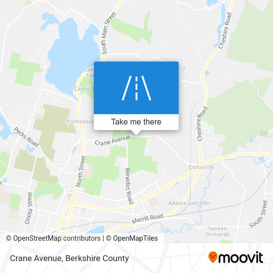 Crane Avenue map