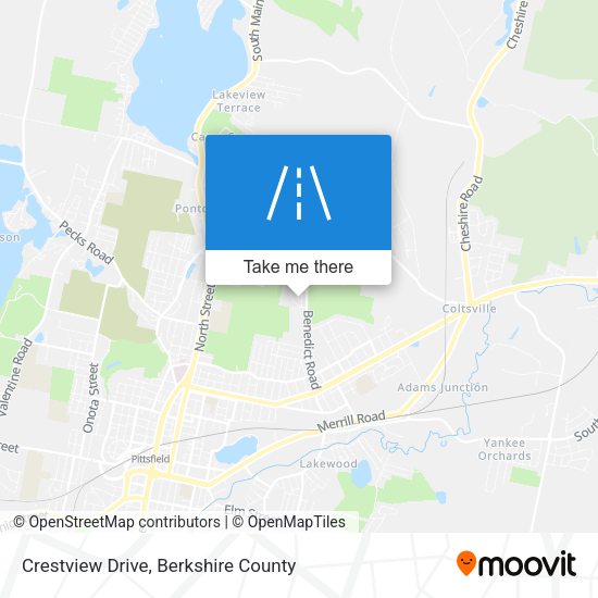 Crestview Drive map