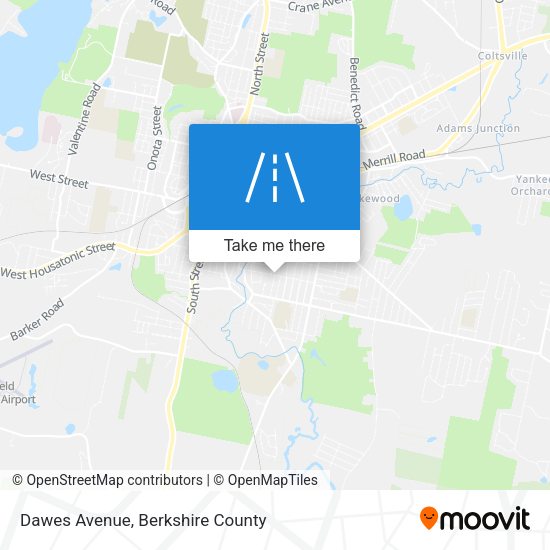 Dawes Avenue map