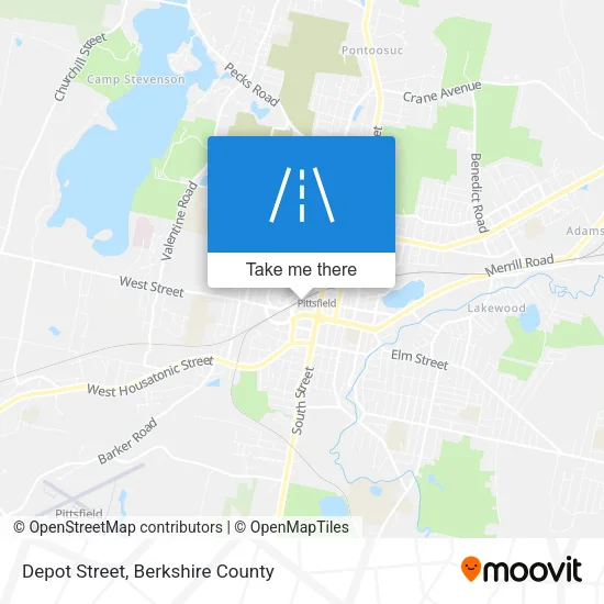 Depot Street map