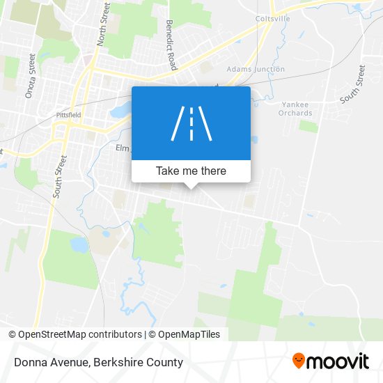 Donna Avenue map