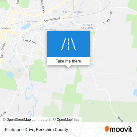 Flintstone Drive map