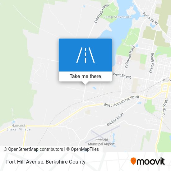 Fort Hill Avenue map