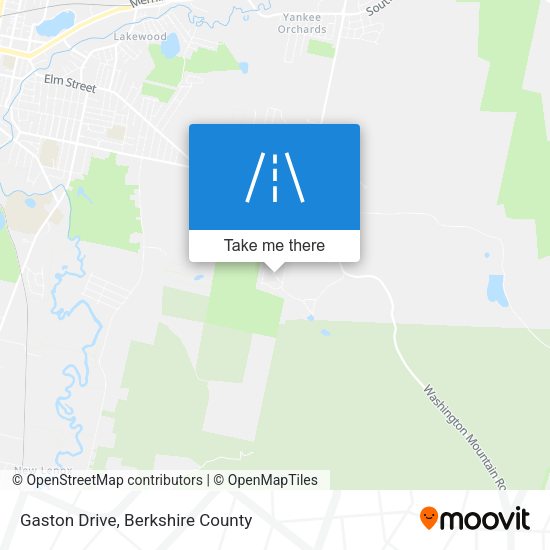 Gaston Drive map