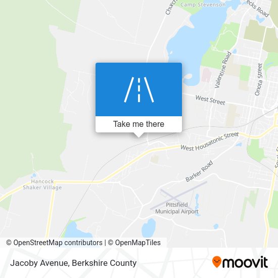 Jacoby Avenue map