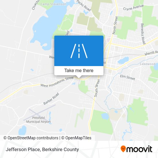 Jefferson Place map