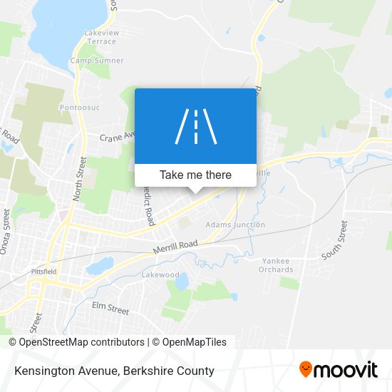 Mapa de Kensington Avenue