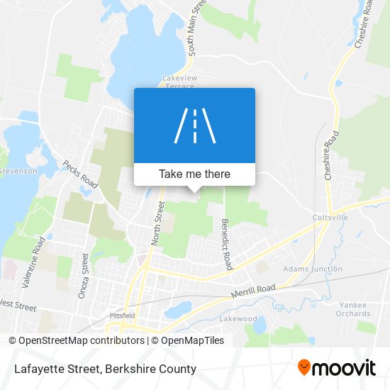 Lafayette Street map
