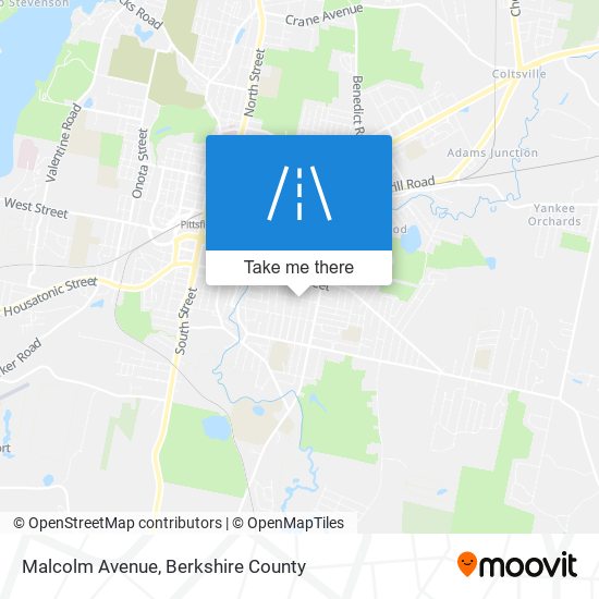 Malcolm Avenue map
