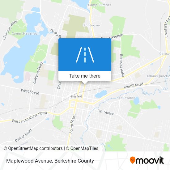 Maplewood Avenue map