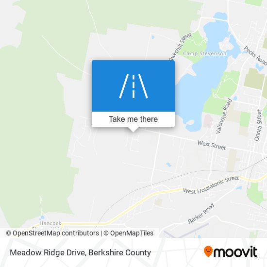 Meadow Ridge Drive map