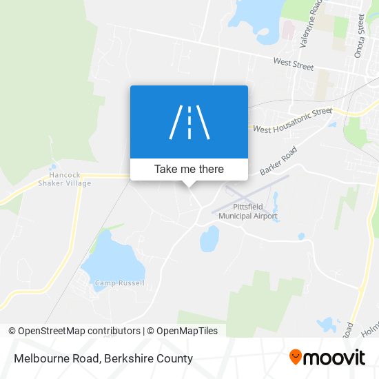 Melbourne Road map