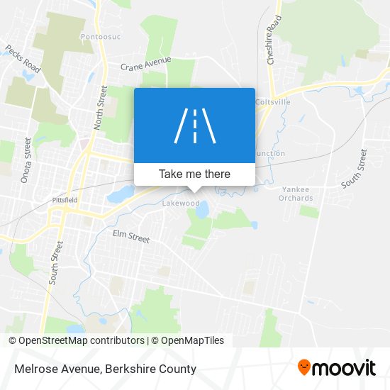 Melrose Avenue map