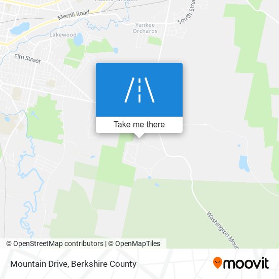 Mountain Drive map