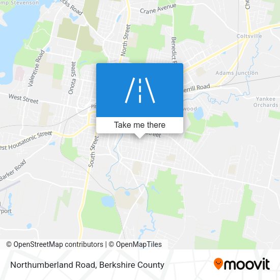 Northumberland Road map
