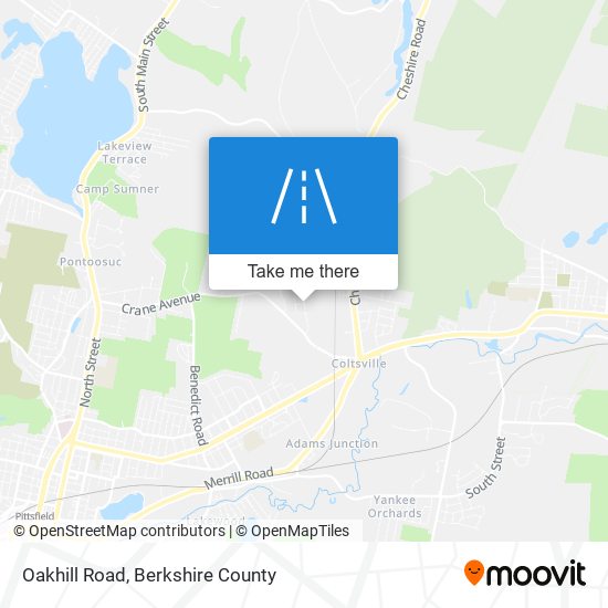 Oakhill Road map