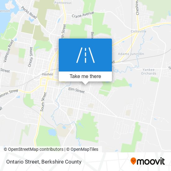 Ontario Street map