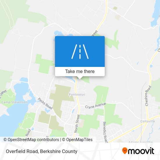 Overfield Road map
