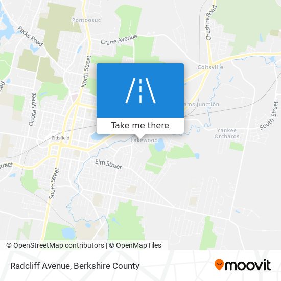 Radcliff Avenue map