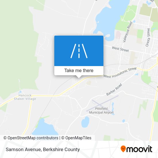 Samson Avenue map