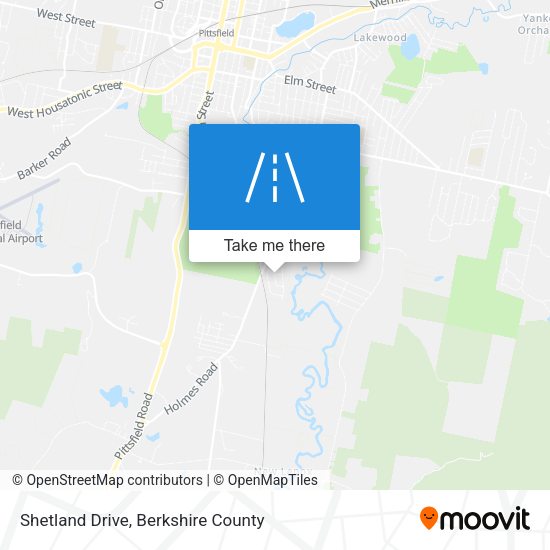Shetland Drive map