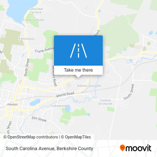 South Carolina Avenue map