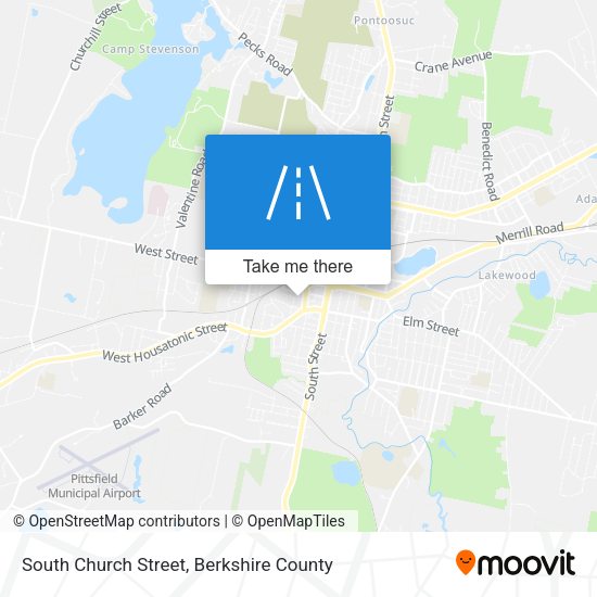 Mapa de South Church Street