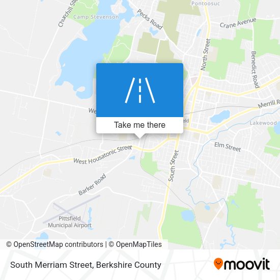 South Merriam Street map