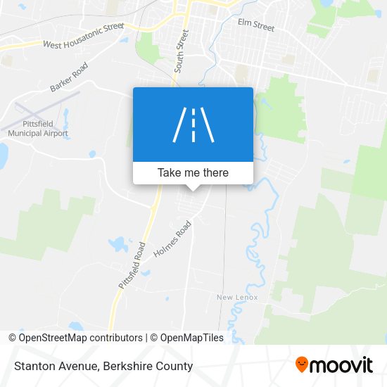 Stanton Avenue map
