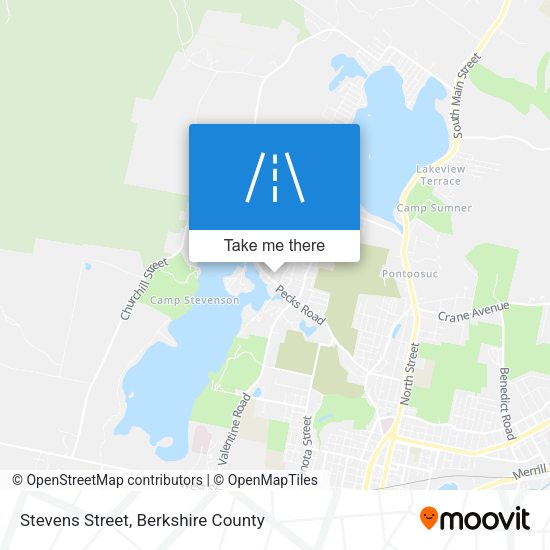 Mapa de Stevens Street
