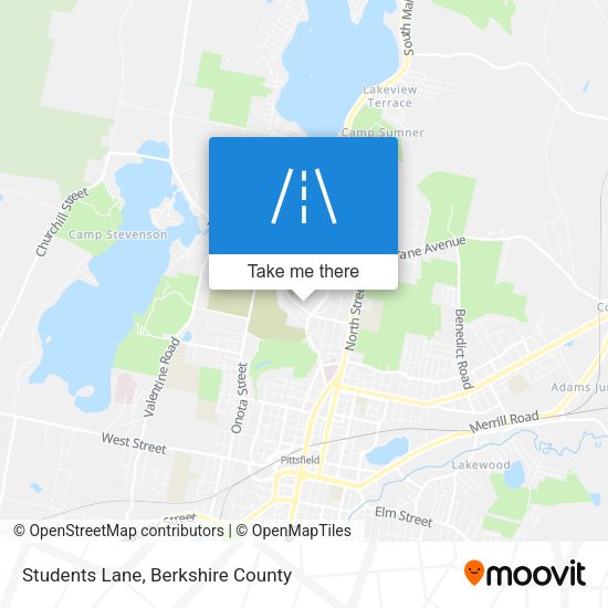 Students Lane map