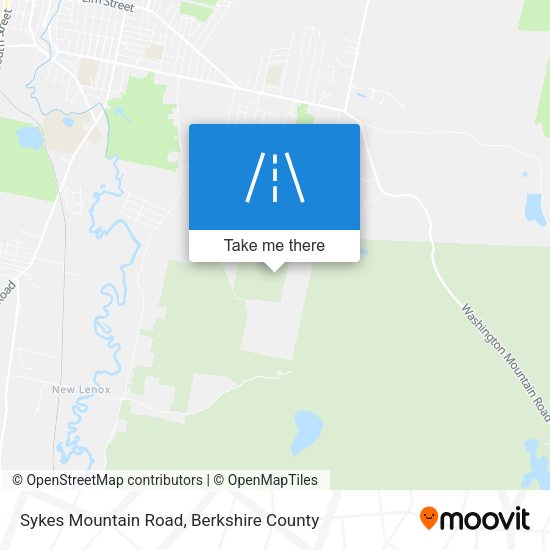 Mapa de Sykes Mountain Road