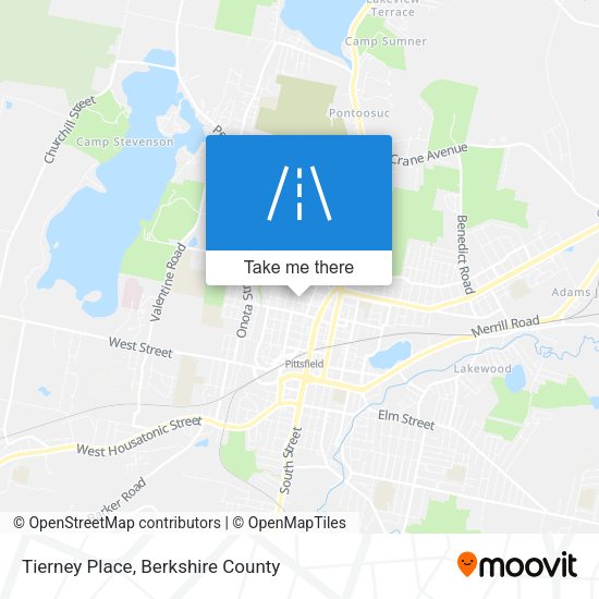 Tierney Place map