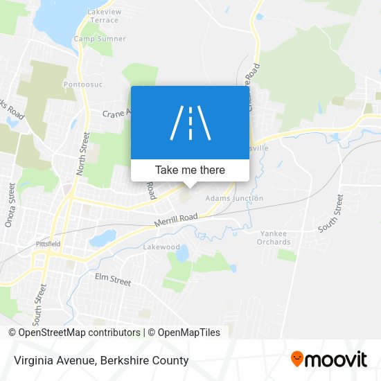 Virginia Avenue map
