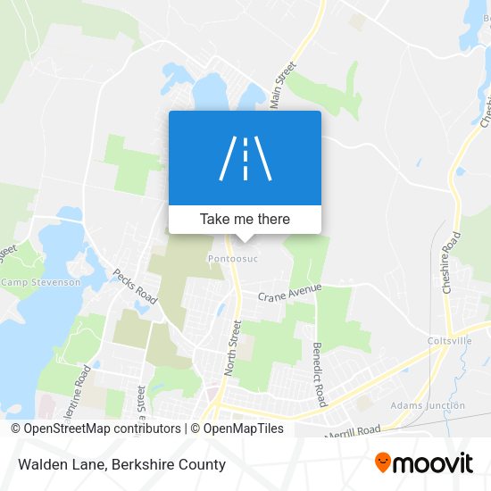 Walden Lane map