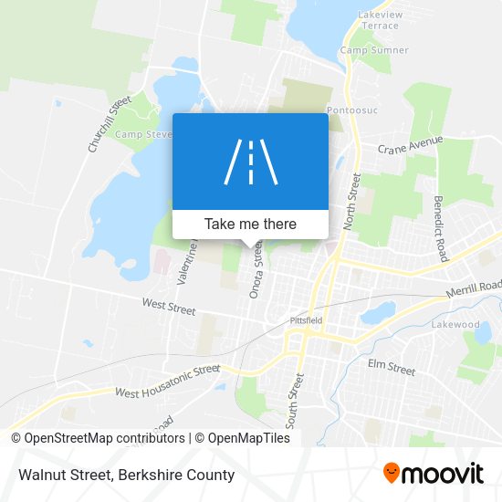 Mapa de Walnut Street