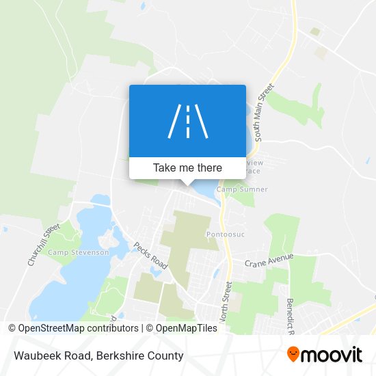 Waubeek Road map
