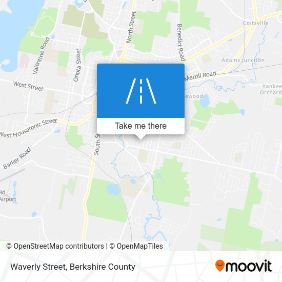 Waverly Street map