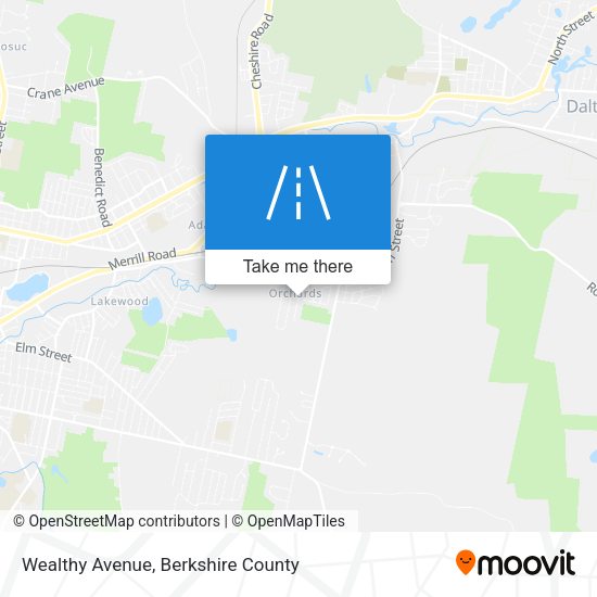 Wealthy Avenue map