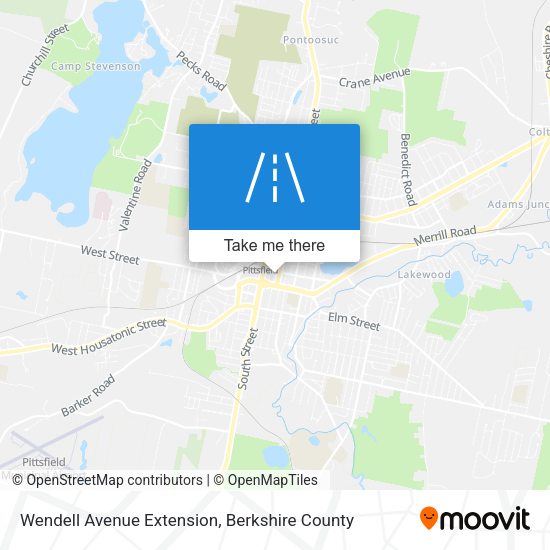 Mapa de Wendell Avenue Extension